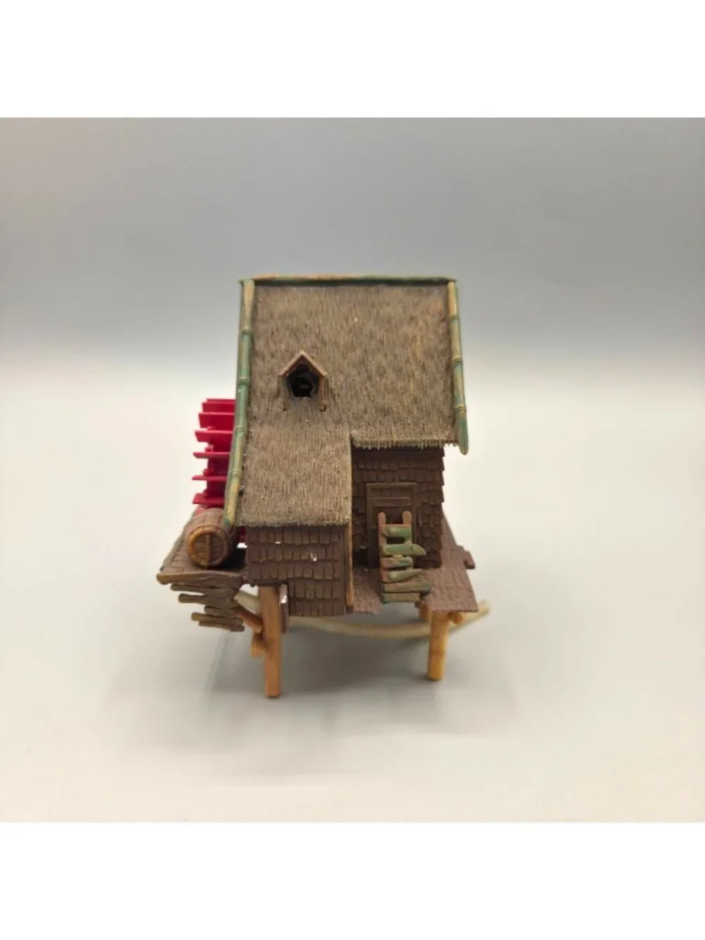 Vintage Penn-Plax Aquarium Fish Tank Decor Bubbler Water Wheel Rice Mill